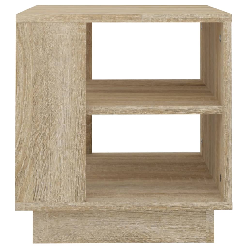 Coffee Table Sonoma Oak 40 x 40 x 43 cm Particleboard