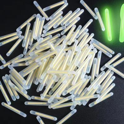 100PCS Outdoor Fishing Glow-in-the-dark Stick Long Lasting Pole Glowing Stick Fish Attracting for Night Fishing Accessory