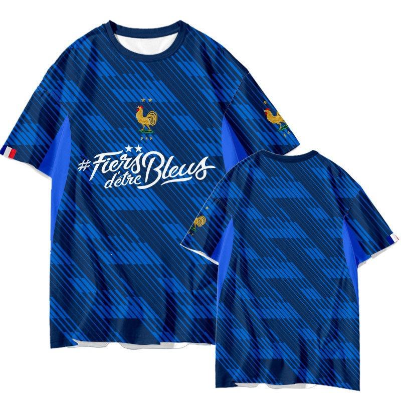 T-shirt Stampa Digitale 3D Top Manica Corta da Ragazzo e Uomo Versatile Traspirante