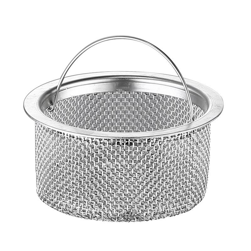 Kitchen Sink Vegetable Basin Filter Sink Funnel Dishwashing Sink Stainless Steel Floor Drain Sewer Lift Cage Lid