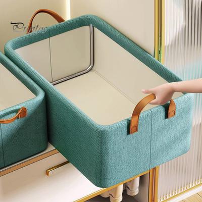 Boîte de rangement pliable, peu encombrante, grande capacité, organisateur de rangement pour vêtements, garde-robe, étagère de placard