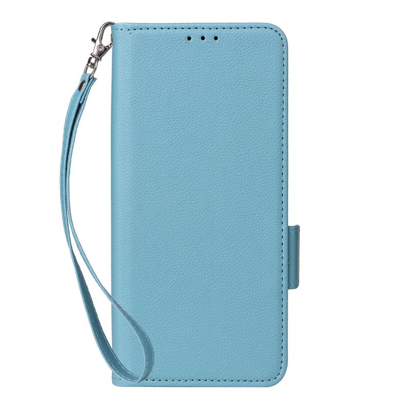 For Redmi Note 15 Pro 4G Flip Side Buckle Lychee Pattern Wallet Leather Cover for Redmi Note 15 Pro 4G Purse Magnetic Phone Bags