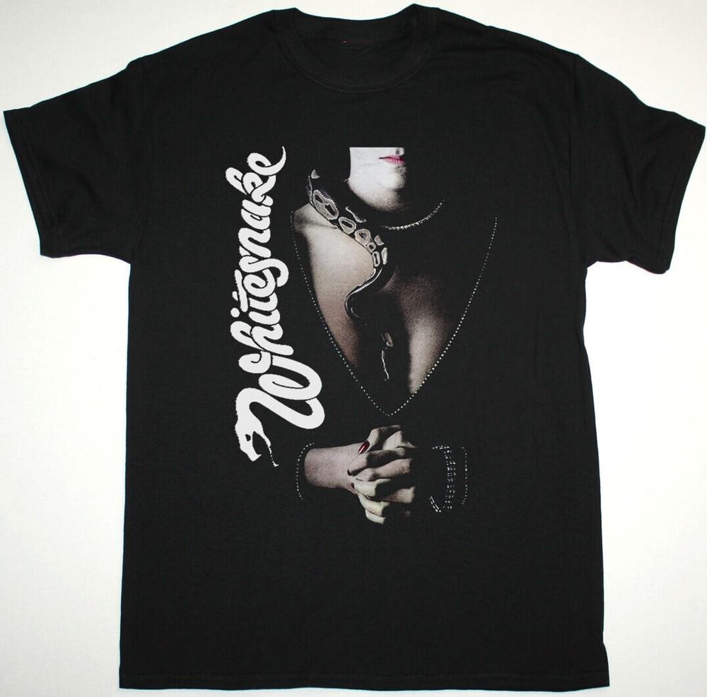 WHITESNAKE SLIDE IT IN DAVID COVERDALE BLACK Black Men S-234XL  E505 Unisex T-Shirt M