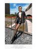 Red Pepper Sheer Black One-Piece Pants - Women's Autumn/Winter Bottoming Tights with Abdominal and Hip Support, Bare Leg Effect.