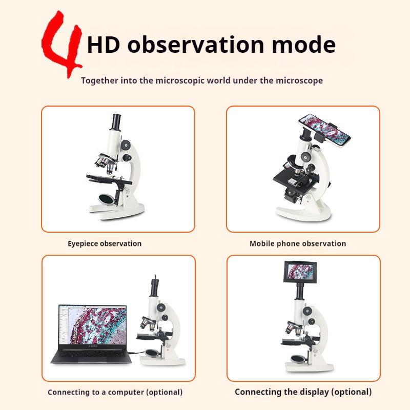 Optical Microscope for Primary and Secondary School Biology Science Popularization Teaching for Children