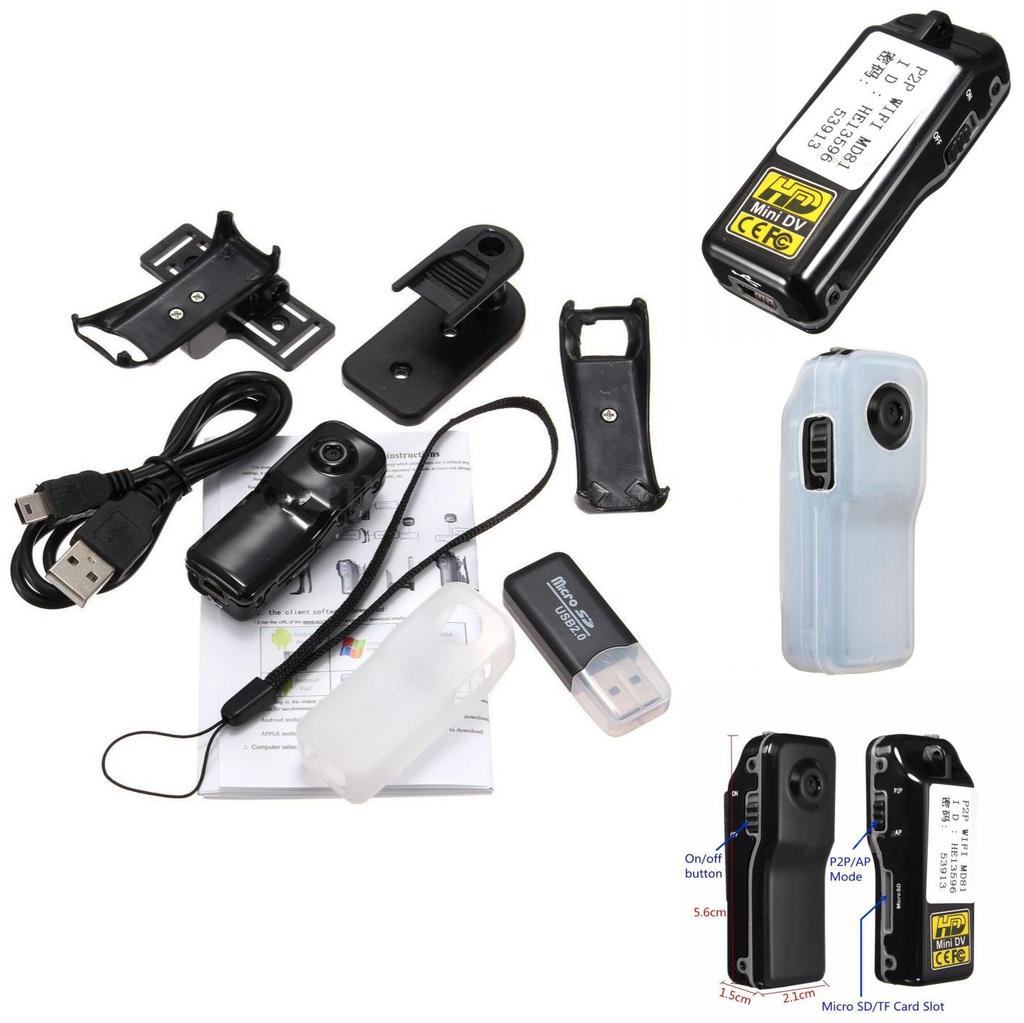 Wireless Ip Dvr Spy Camera With 1080p Hd Video For Offroad Adventures And Cycling
