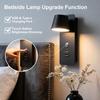 Nordic Rotatable LED Bedside Wall Lamp - Creative, Eye-Friendly, Perfect for Reading and Atmosphere.
