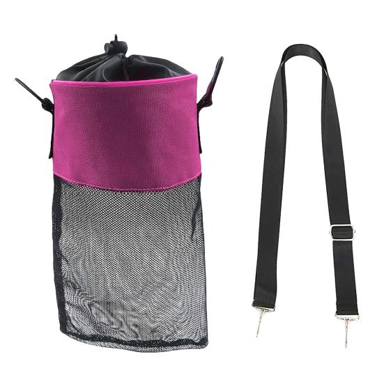 Mesh Clothespin Bag Holder with Drawstring Closure Breathable Moisture Resistance Large-Capacity Clothespin Storage Organizer