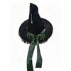 Lolita Witch Hat Headband Halloween Costume Party Cosplay Accessory - Purple Green Black Red Multi-layer Ruffle Design