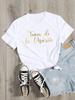 Casual Ladies Basic Ocollar White Short Sleeved Shirt Girl Future Mariee Love Bachelorette Wedding Party Women Shirt Aesthetic
