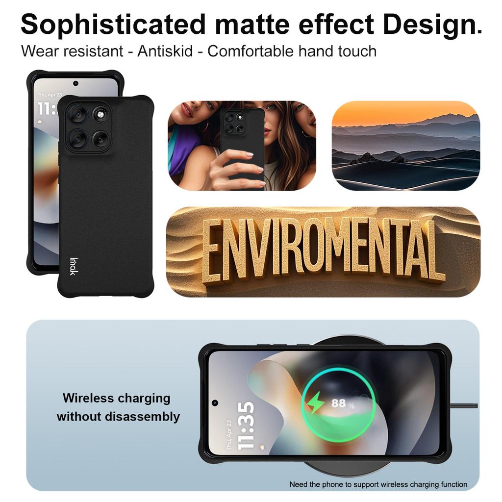 IMAK For Motorola Moto G86 5G Case TPU Phone Cover Airbag Shockproof Protection