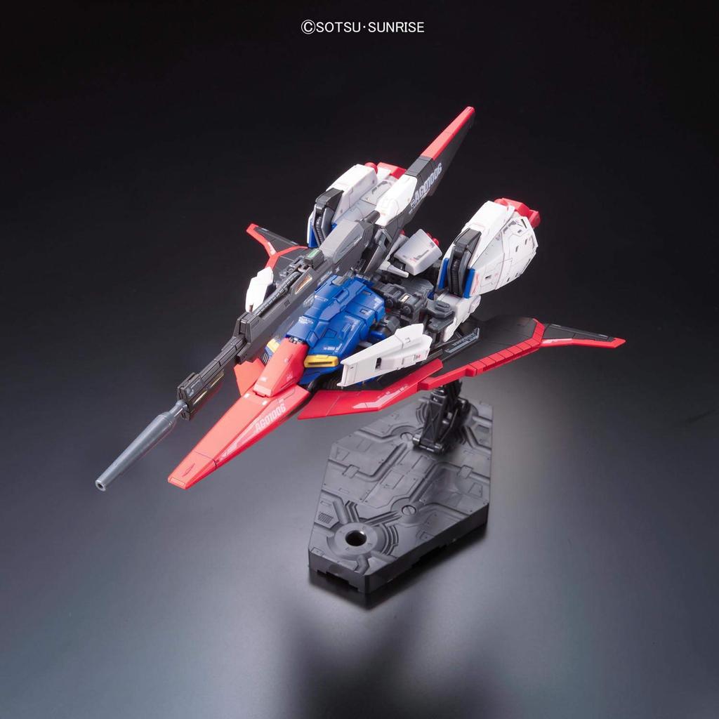 BANDAI SPIRITS RG Mobile Suit Zeta Gundam MSZ-006 Zeta Gundam 1/144 Scale Pre-Colored Plastic Model