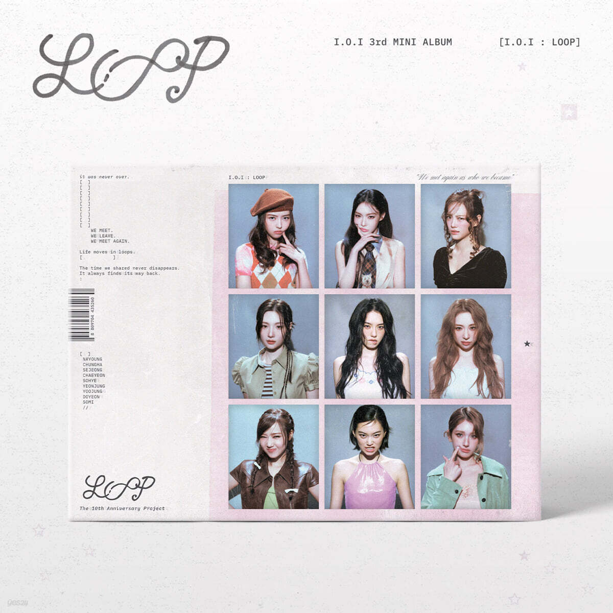 

[Pre-Order] I.O.I LOOP Kpop Album CD Photocard Official Version