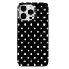 Coque pour iPhone 16 Pro Design à Pois IMD TPU Cover Arrière de Téléphone