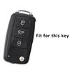 TPU Leder Auto Schlüsselabdeckung Hülle Fob für Volkswagen VW Bora Polo Tiguan Jetta Passat B5 B6 B7 Golf Käfer für Skoda Octavia
