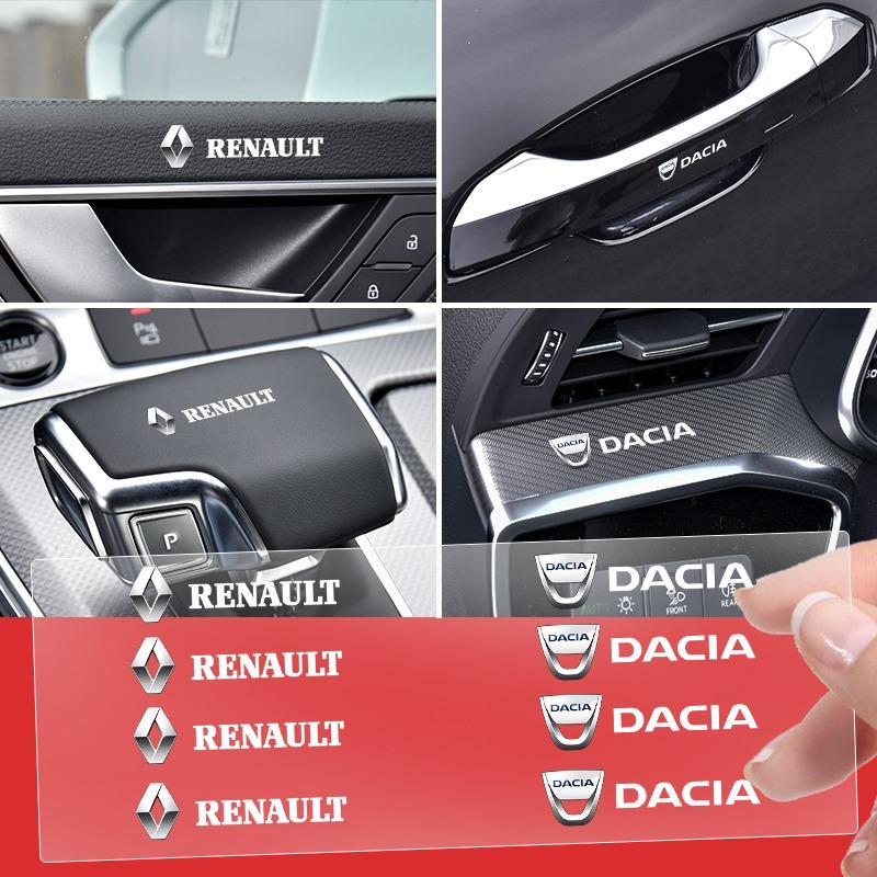 Car Interior Random Stickers Car Steering Wheel Emblem Styling for Renault Dacia DUSTER Megane 2 3 Clio 4 Captur Kadjar Fluence