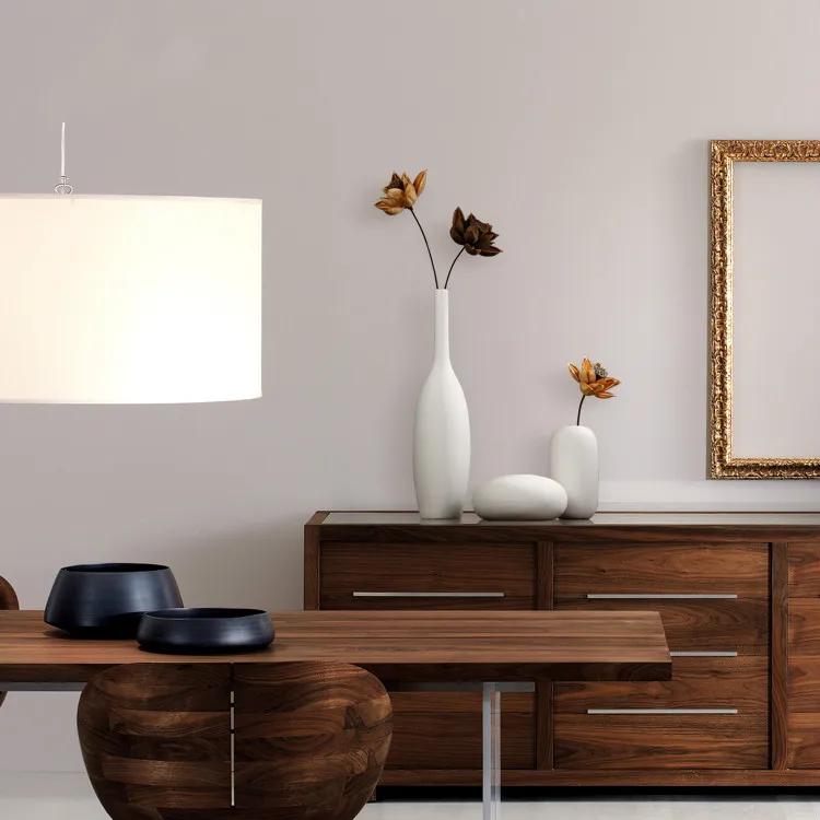 Nordisk-stil Hvitt Keramisk Vasesett Dekorasjon Moderne Minimalistisk Blomsterbeholder Stue Hjemmedekorasjon