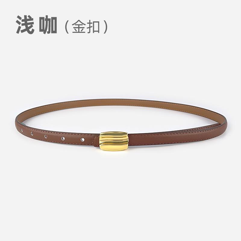 

Женский тонкий кожаный ремень с повседневными брюками, платьем, джинсами, женский ремень на талию и тонкий 105cm