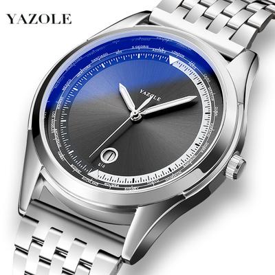 Montre pour homme neuve de marque supérieure Bracelet en acier inoxydable Montre à quartz Montre pour homme Montre lumineuse pour homme d'affaires