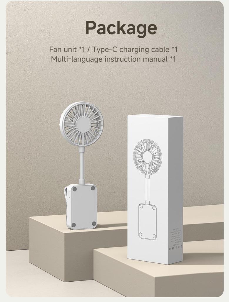 2026 Multi-functional Mini Clasp Fan