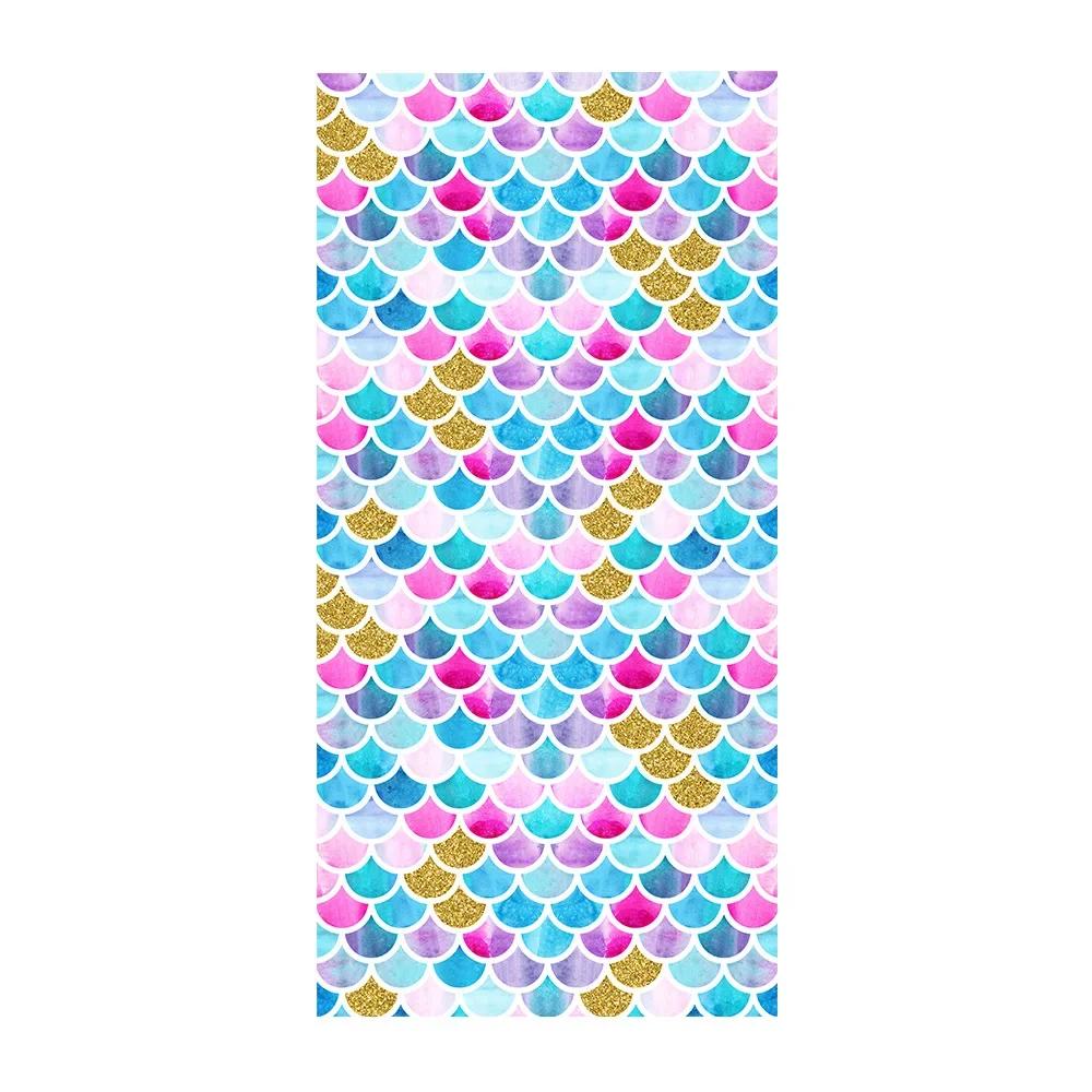 Fish Scales Large Bath Towels No Sand Free Quick Dry Towel Summer Swimming Xxl Beach Towel Surf Poncho Microfiber Bath Towel