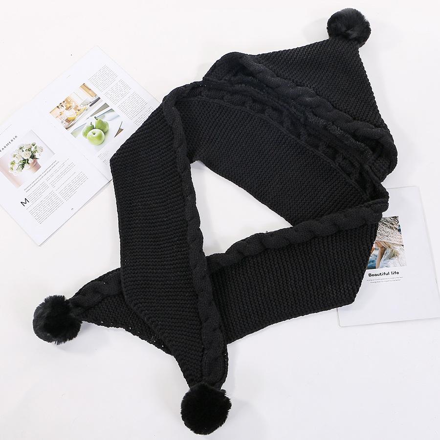 Seturi de Fular și Căciulă de Iarnă Căciulă Caldă Căciulă Tricotată la Modă Dama Femei Înfășurători de Iarnă Set Gros de Căciulă și Fular Decor cu Ciucure