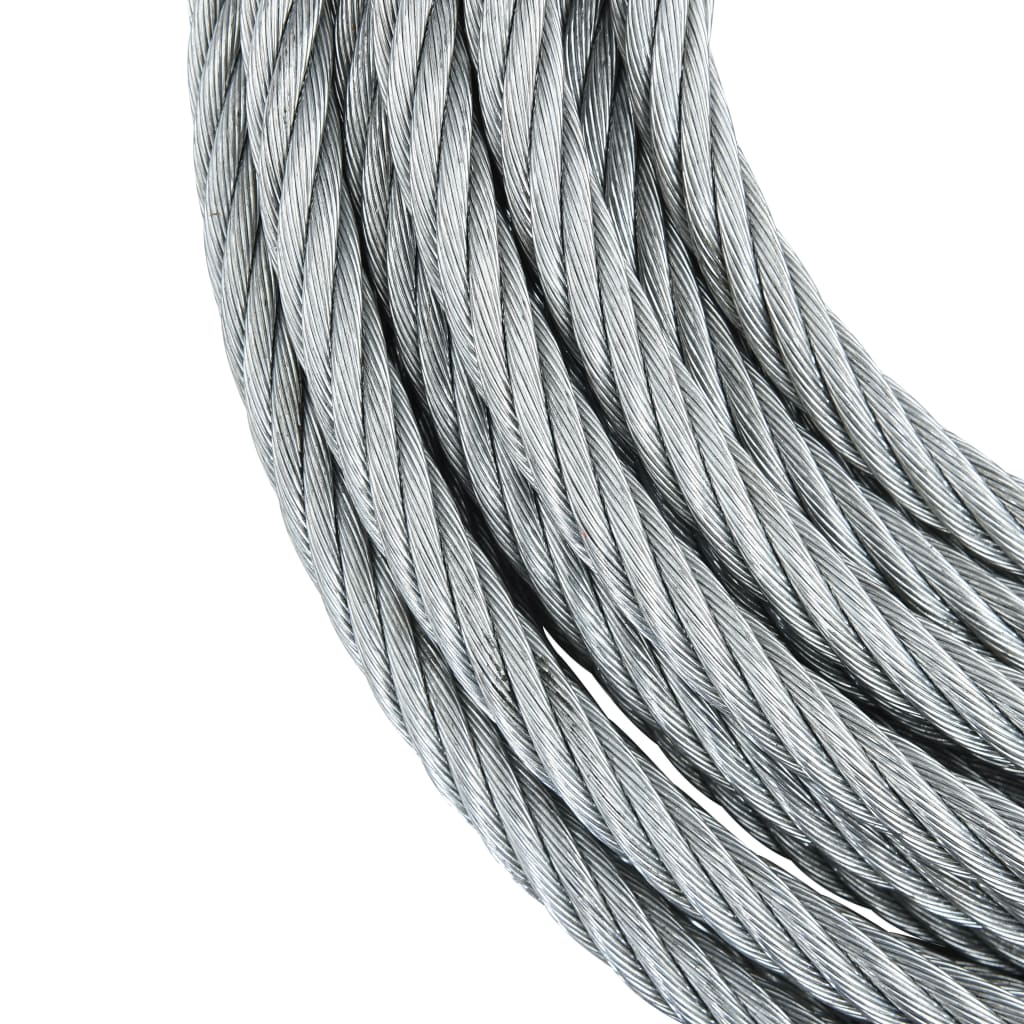 Vidaxl Cable de Acero para Cabrestante, 3200 kg, 20 m