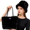 2025 Women’s Large Capacity Plush Tote Bag - Autumn/Winter Casual Shoulder Bag for Class & Commute