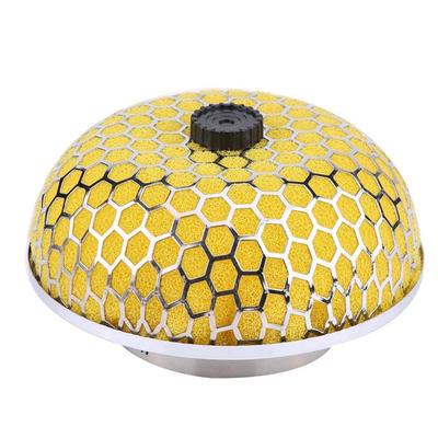 Air , Air Filter, Qiilu Car Air Intake Filler Filter Mushroom Foam Gauze High Flow Universal (Yellow))