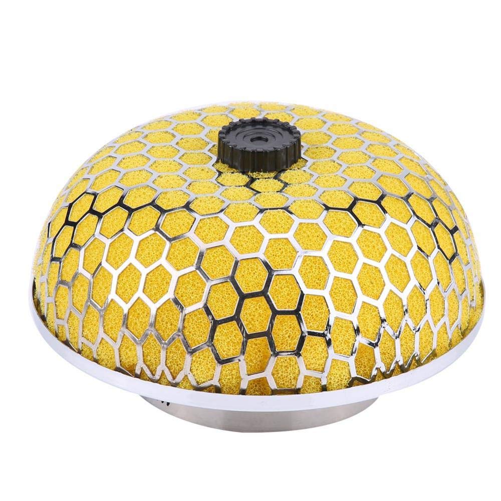 

Air , Air Filter, Qiilu Car Air Intake Filler Filter Mushroom Foam Gauze High Flow Universal (Yellow)) default