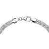 Miabella Italienisches 925er Sterlingsilber 5mm Netzarmband für Damen | Feiner Schmuck, Gliederkette, Hergestellt in Italien