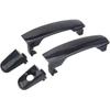 Set 2 Front Outer Door Handle, Exterior Door Handle Black Front Left & Right, Compatible with Chevrolet Equinox Hhr Malibu, Compatible with Pontiac