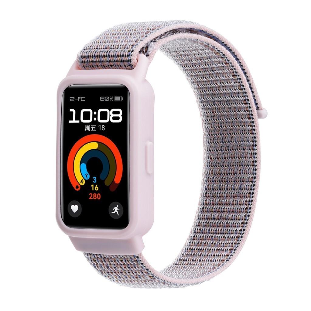 For Huawei Band 9 8 7 Reim Bånd Tilbehør Etui Nylon Løkke Erstatningsbelte Armbånd Sport Armbånd Huawei Band 7 Reim