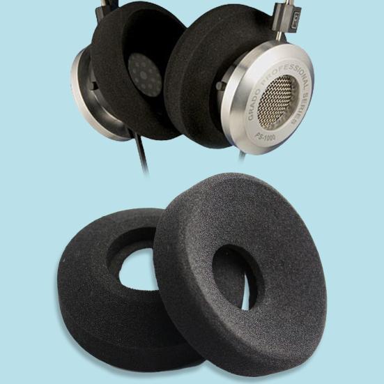 1 Pair Headphone Cushions Noise-insulation Replaceable Elastic Sponge Gaming Headset Pads for GRADO PS1000 GS1000I RS1I RS2I