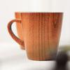Handmade Wooden Mug For Men Women 250ml Coffee Mug With Handle Small Wood Cup Outdoor Travel Wooden Tea Drinking Cup