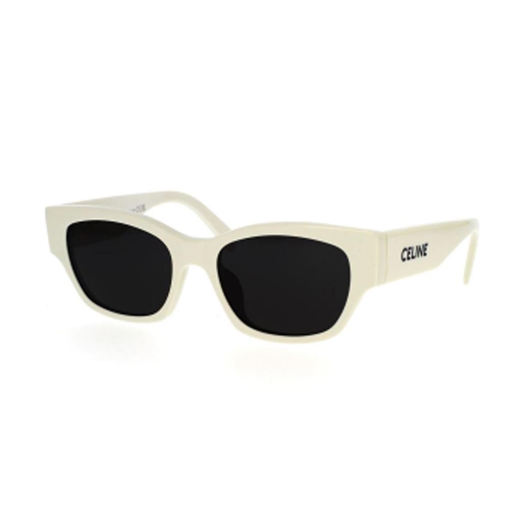 Celine Side Letter Irregular Shape Sunglasses Women sunglasses Beige CL40197U-5425A