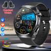 New Smart Watch Headset Two In One Wireless Bluetooth Dual Earbuds Call Health Monitor Sport Tracker Smartwatch For Men IOS