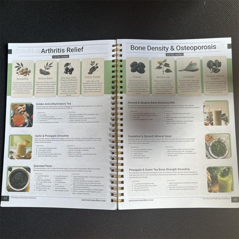 Books The Natural Handbook Bound for Herbal Remedies And Natural Recipes By Ancient Book Handbooks