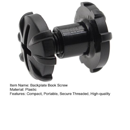 Backplate Book Screws Backplate Soft Harness Mounting Screw Bolts Dive Hardware Accessory for