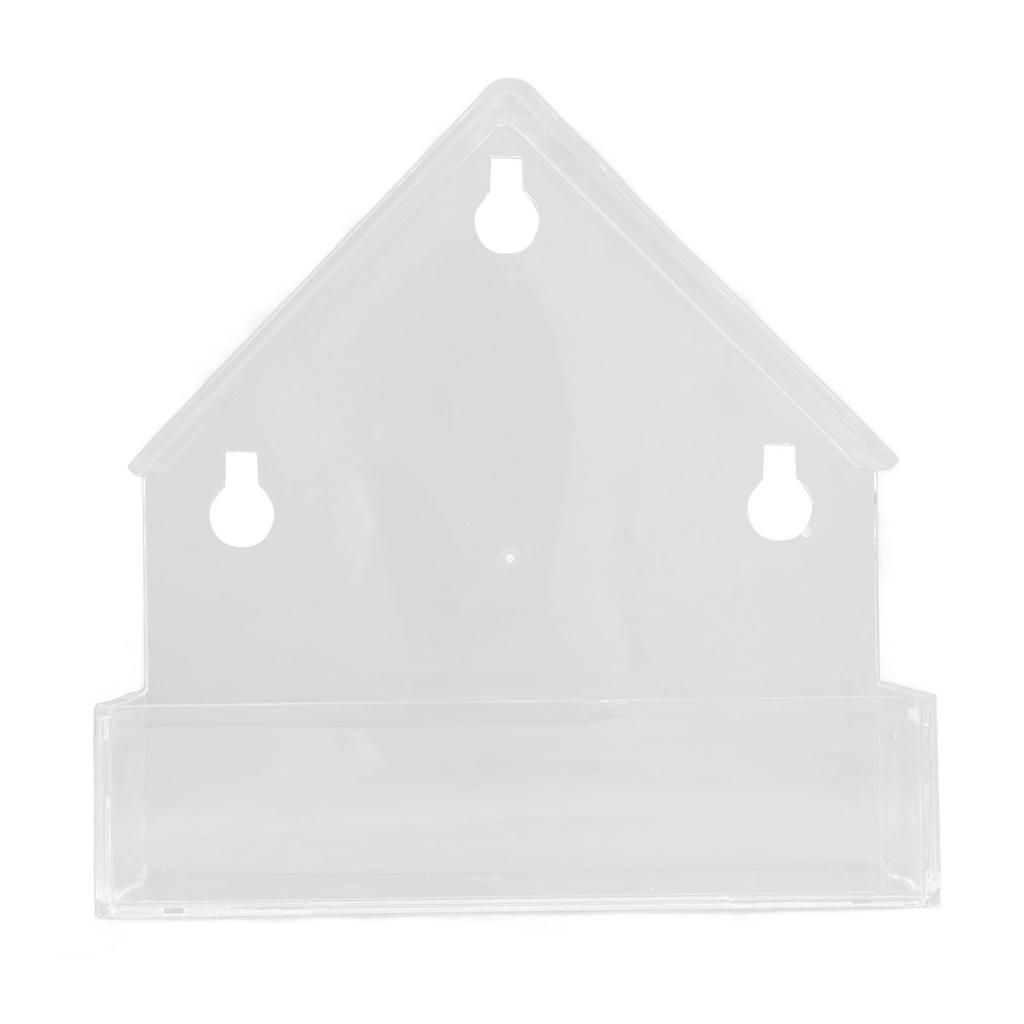 Window Bird Feeder with Suction Cup Window Acrylic Bird Feeding House Tray for Farm Garden
