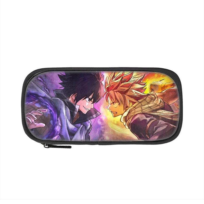 Fairy Tail Pencil Case Pen Bag Boys and Girls Best Gift Stationery Sport Travel Women's Makeup Bag