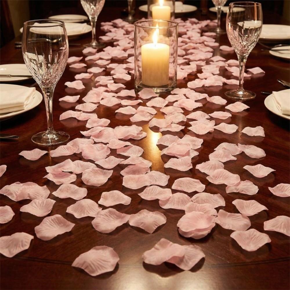 990pcs Wedding Simulated Rose Petals Party Supplies Fake Flower Petals  Valentine's Day