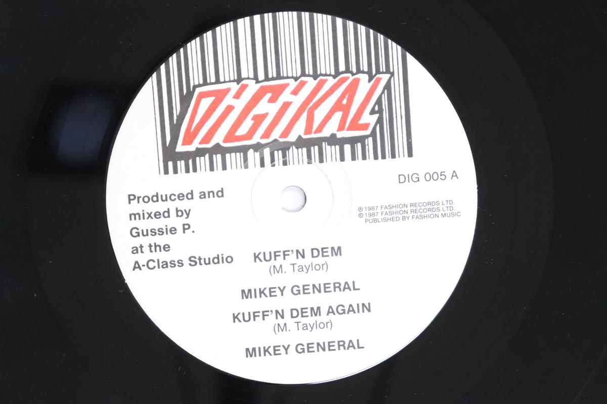 

12inch Record MIKEY GENERAL Kuffn Dem Parring P. DIG005 DIGIKAL 1987 UK Reggae Ska Dub Used