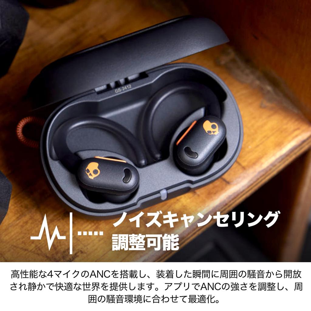 Official Skullcandy Store Push ANC Active Noise Cancelling Wireless Earbuds, Bluetooth 5.3 with Mic, 58 Hours of Playtime, Fast Charging, IP67