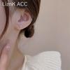 925 Silver Crystal Stud Earrings Set - Trendy Niche Design for Women, 2022 Summer Collection, Six-Piece High-End Style.
