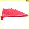 A34R 6X Bamboo Structure Of Kung Fu Tai Chi Wushu Martial Arts Hand Fan Red