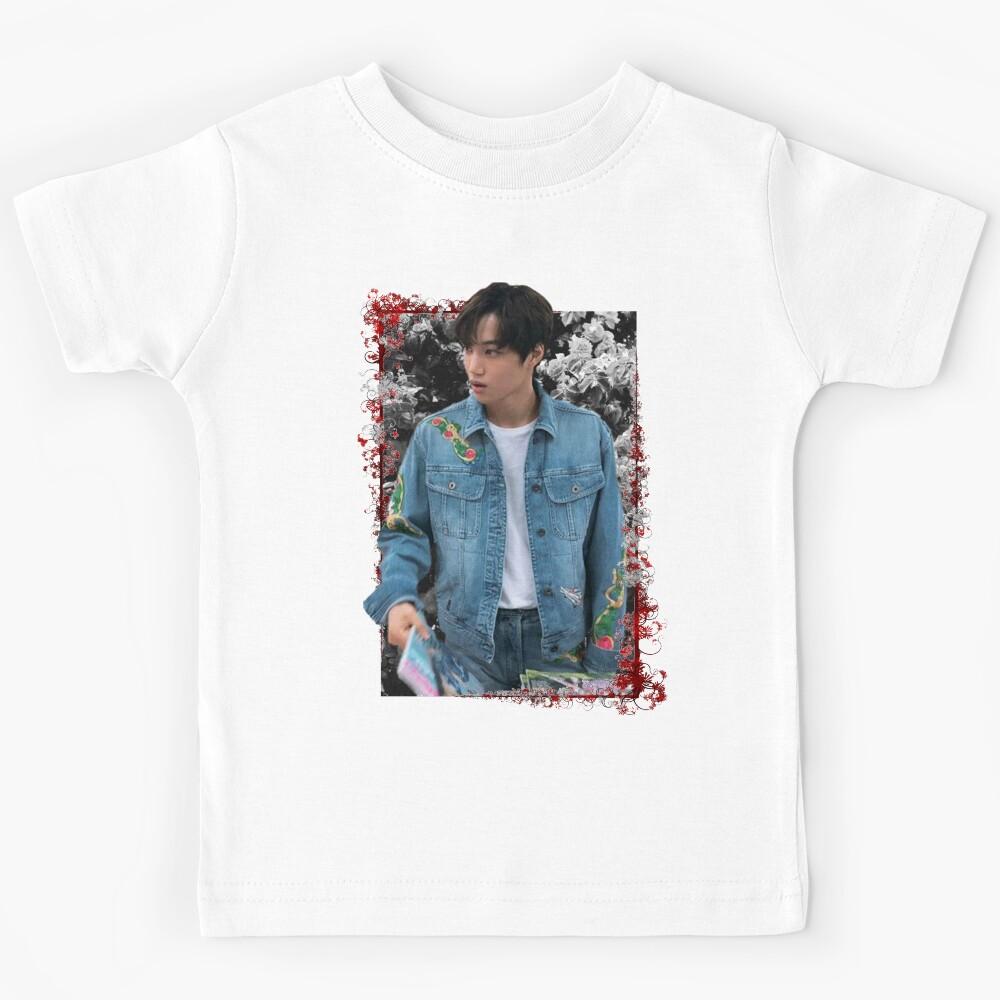 Kim Jong in SuperM Kai Korean Kpop Floral Design Kids T-Shirt 130