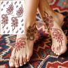 Skin-friendly Convenience Tattoo Stickers Water Transfer Paper Red / Clear / Brown 148 Mm/5.83