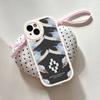 Capa de Celular M-MARCELO B-BURLON Para IPhone 16 15 14 13 12 11 Pro Max Plus Couro Capa Macia