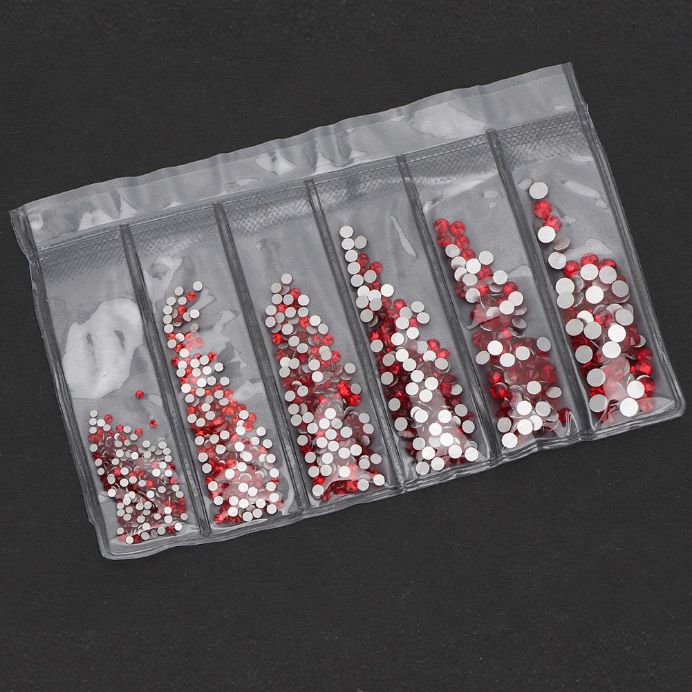  Colorful   Glass Nail Art Rhinestons Decoration Costumes Material Package(Silver)
